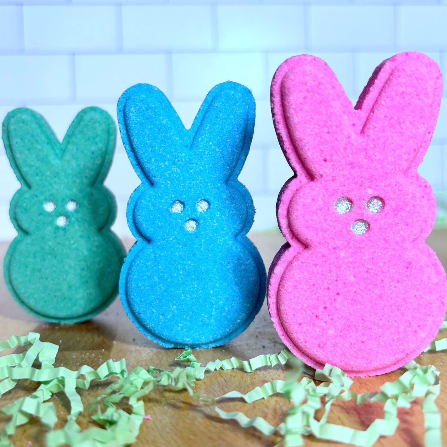 bunny peep bath bomb