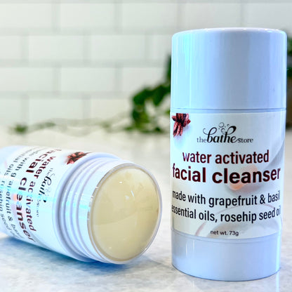 water activated facial cleanser