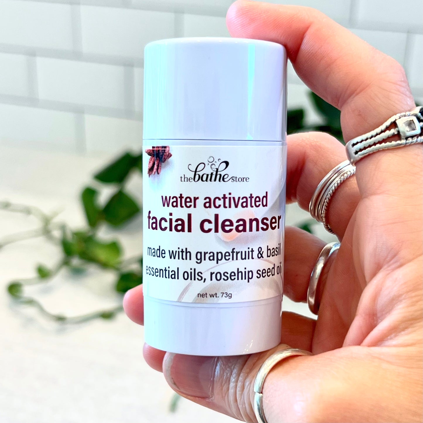 water activated facial cleanser