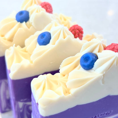 frozen berry soap