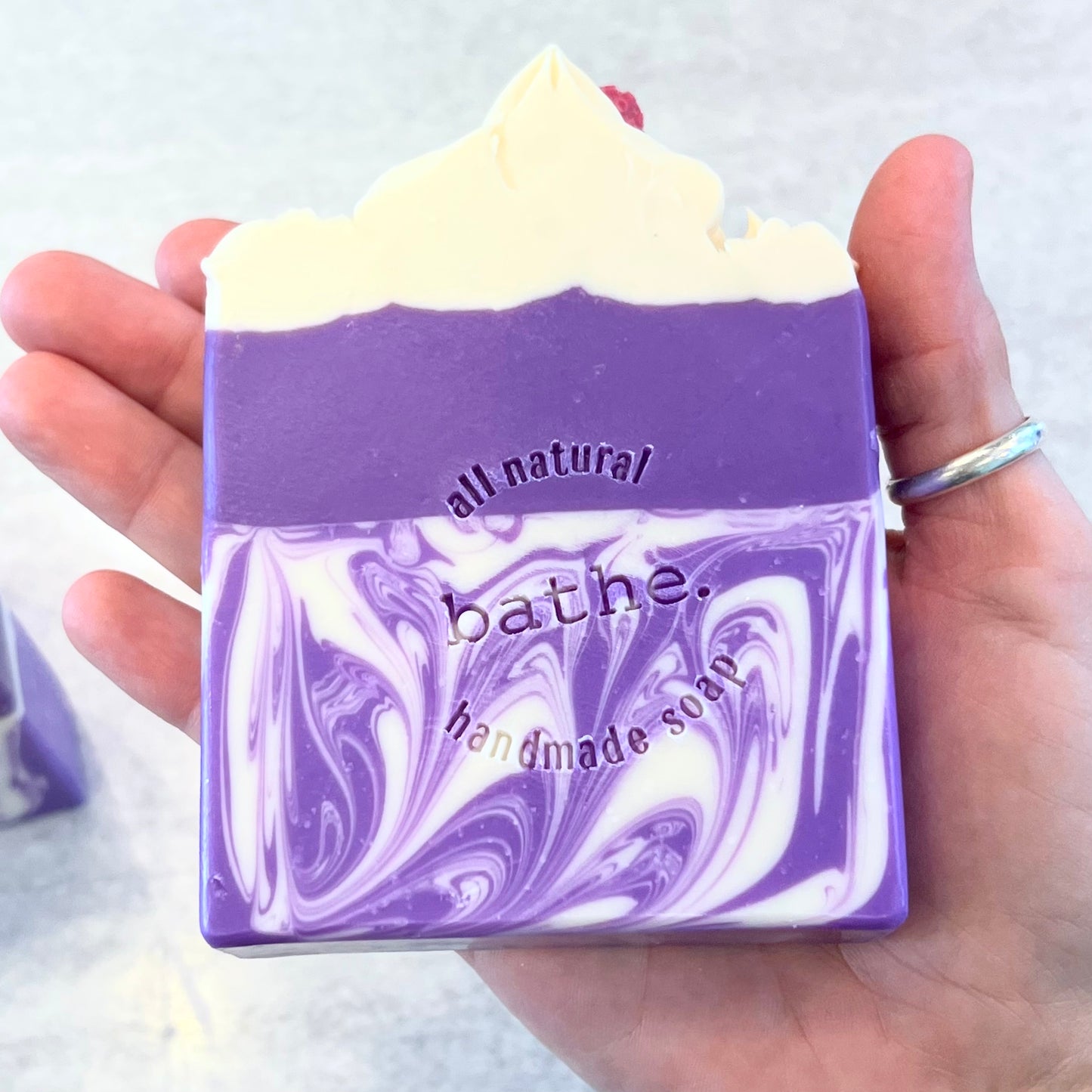 frozen berry soap