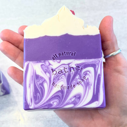 frozen berry soap
