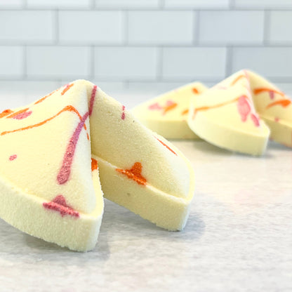 fortune cookie bath bomb