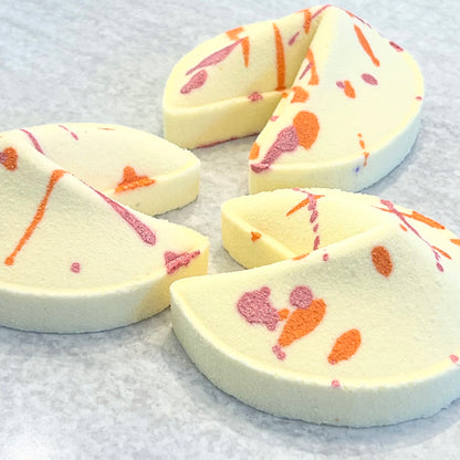 fortune cookie bath bomb