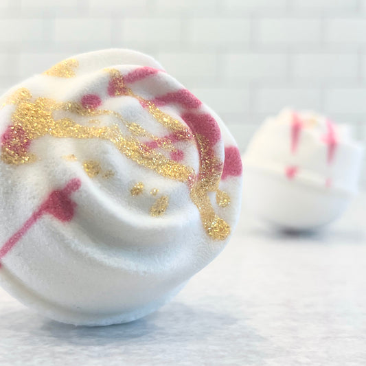 rose quartz bath bomb