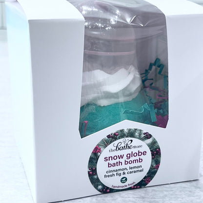 snow globe bath bomb