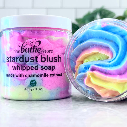 whipped soap - stardust blush