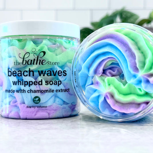 whipped soap - beach waves