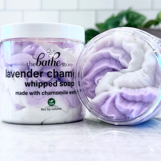 whipped soap - lavender & chamomile