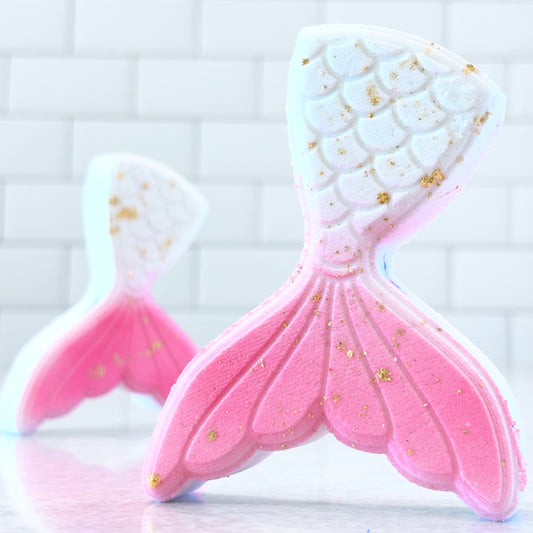 mermaid tail bath bomb