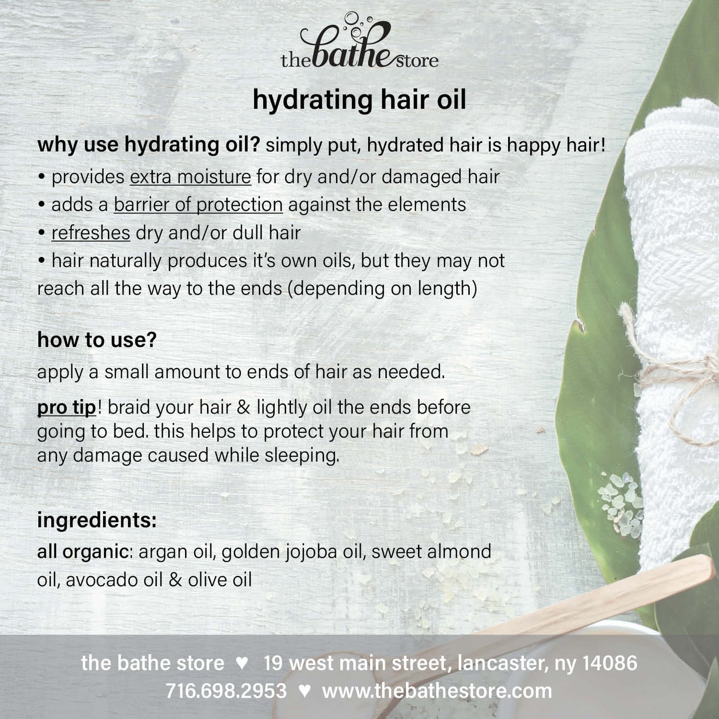 hydrating hair oil