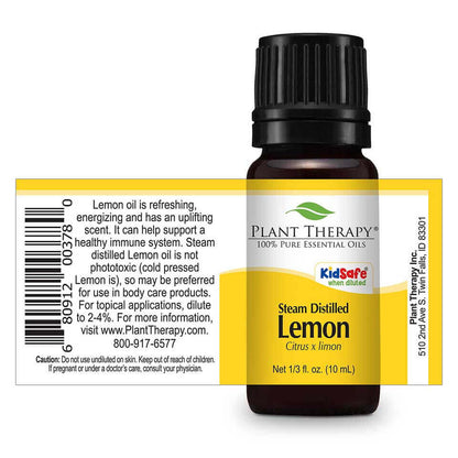 lemon steam distilled essential oil