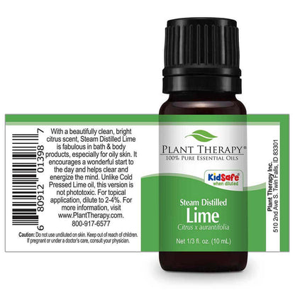 lime steam distilled essential oil