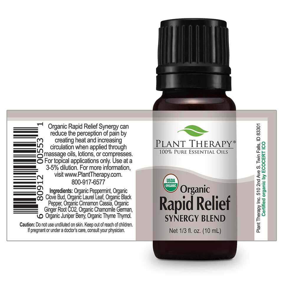 rapid relief synergy organic essential oil