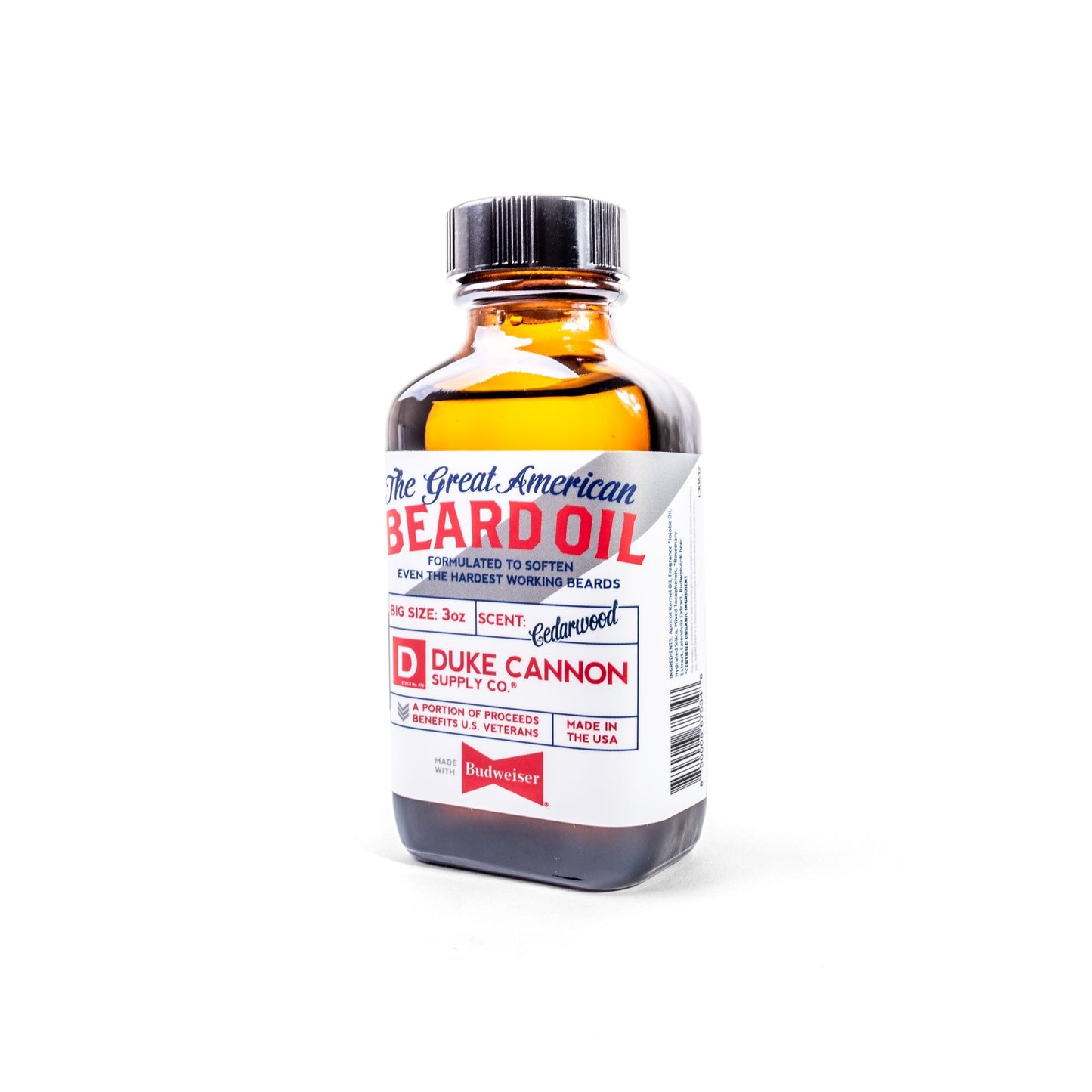 GREAT AMERICAN BEARD OIL - MADE WITH BUDWEISER