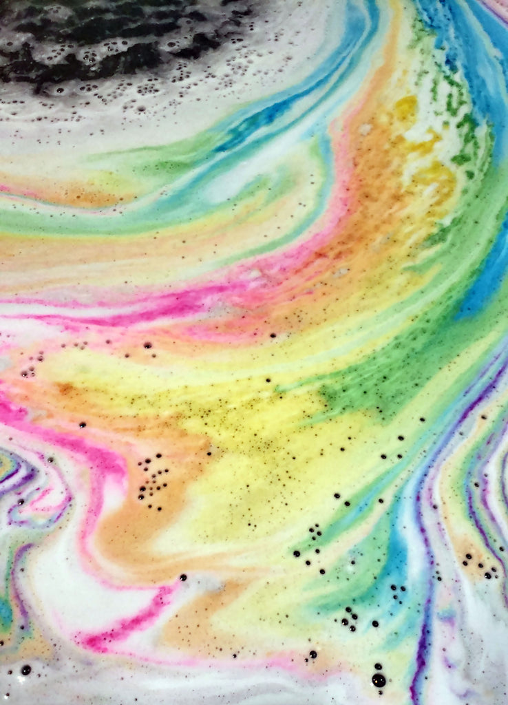 rainbow bath bomb hidden colors