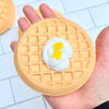 extra large eggo waffle bath bomb with hidden colors