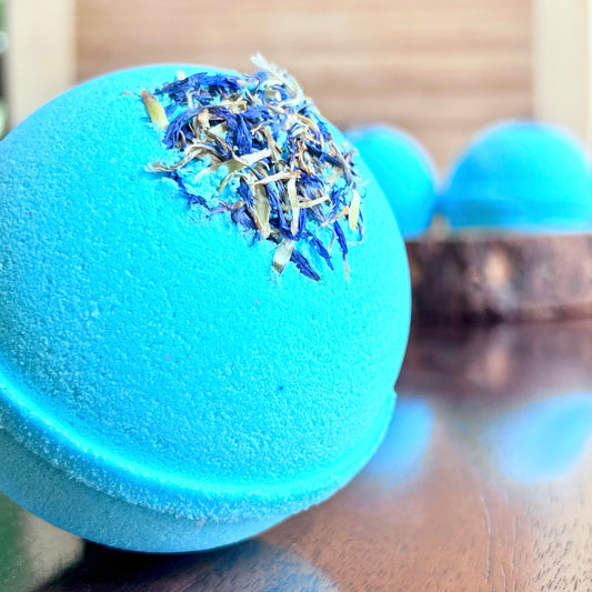 wildflower & honey bath bomb