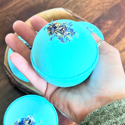 wildflower & honey bath bomb