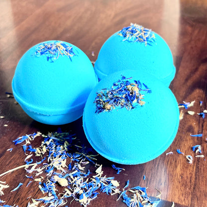 wildflower & honey bath bomb