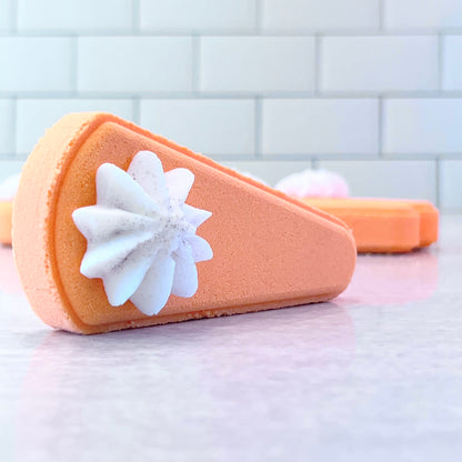 pumpkin spice cheesecake bath bomb