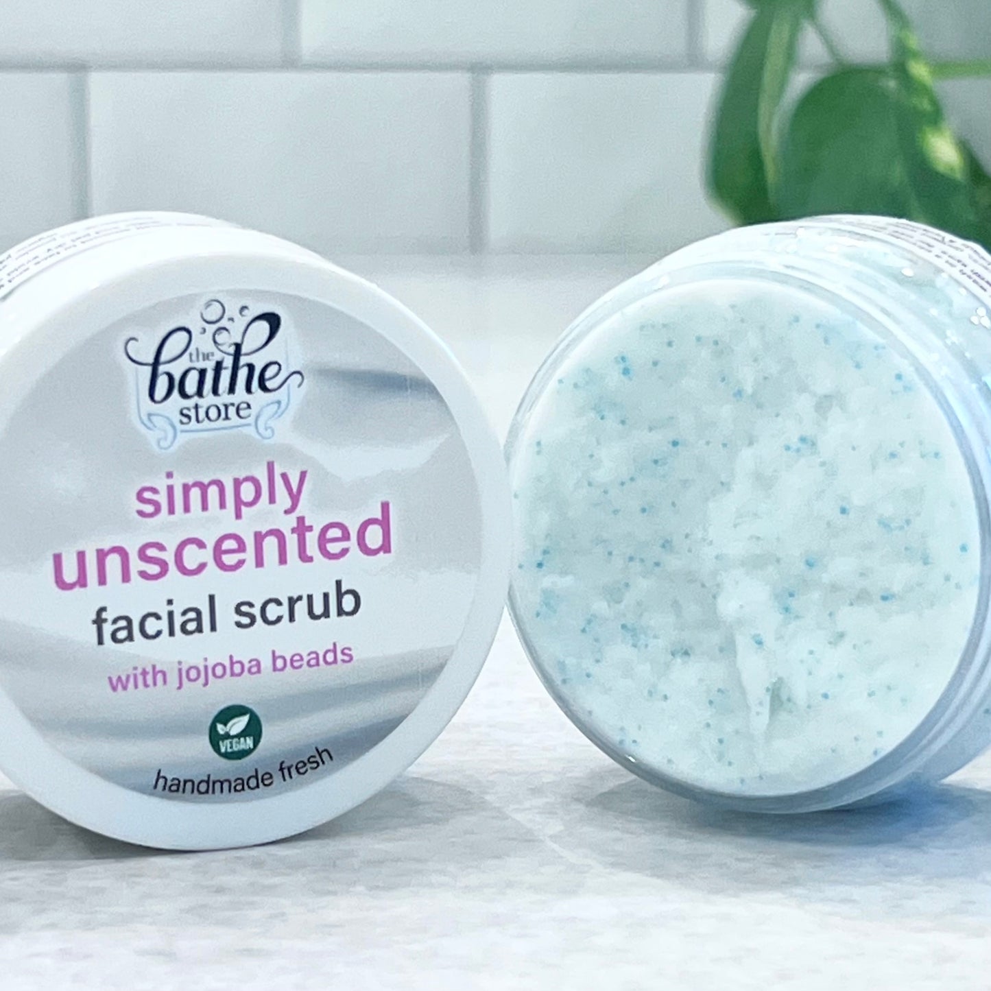 simply unscented facial scrub