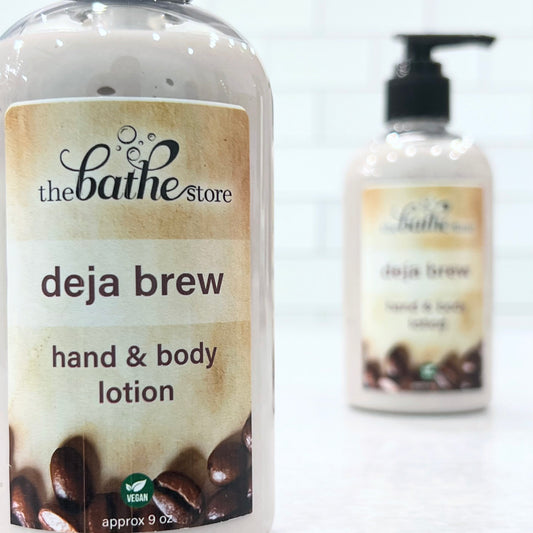 hand and body lotion - deja brew