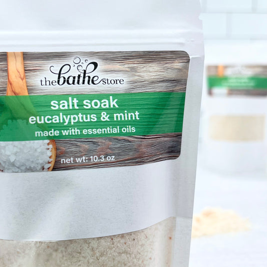 bath salt soak - eucalyptus & mint