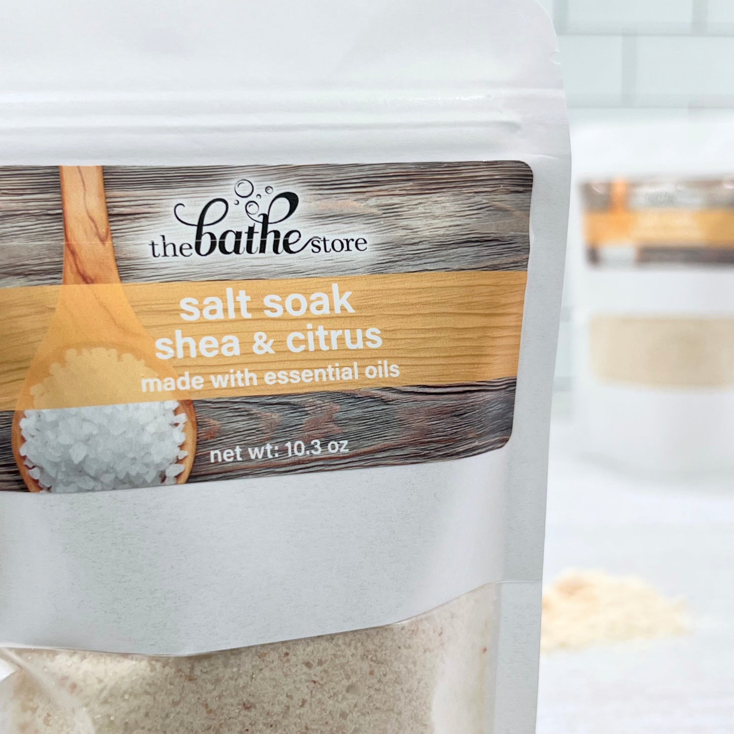 bath salt soak - shea & citrus