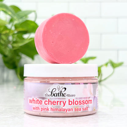 purifying hair scrub - white cherry blossom