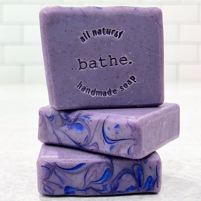 lavender walnut scrub soap