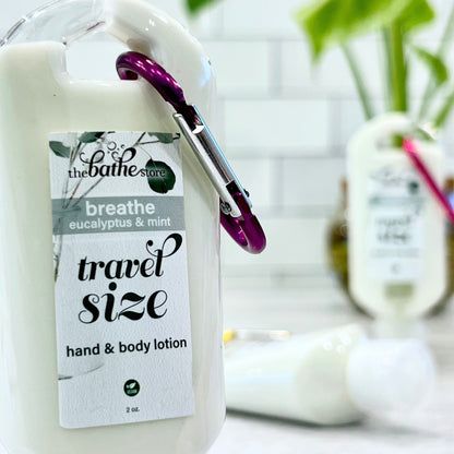 body lotion - breathe - travel size