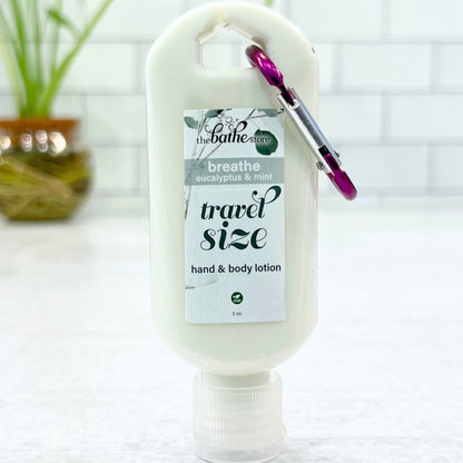 body lotion - breathe - travel size