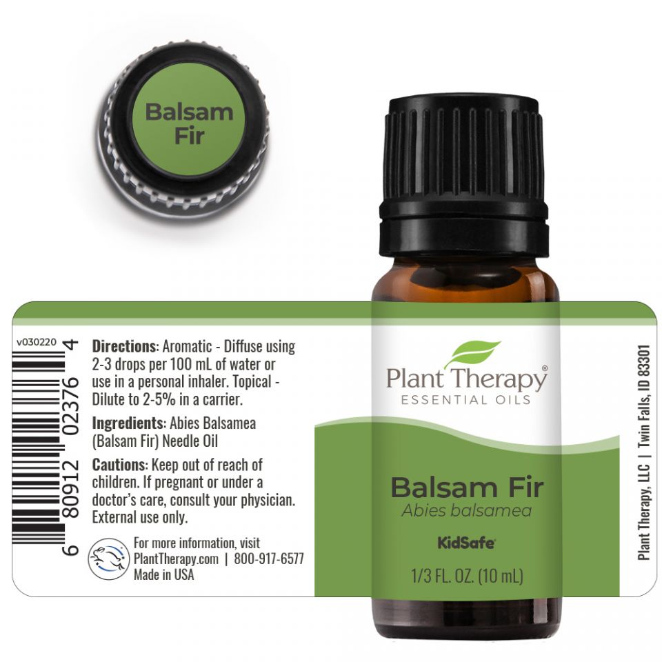 balsam fir essential oil plant therapy
