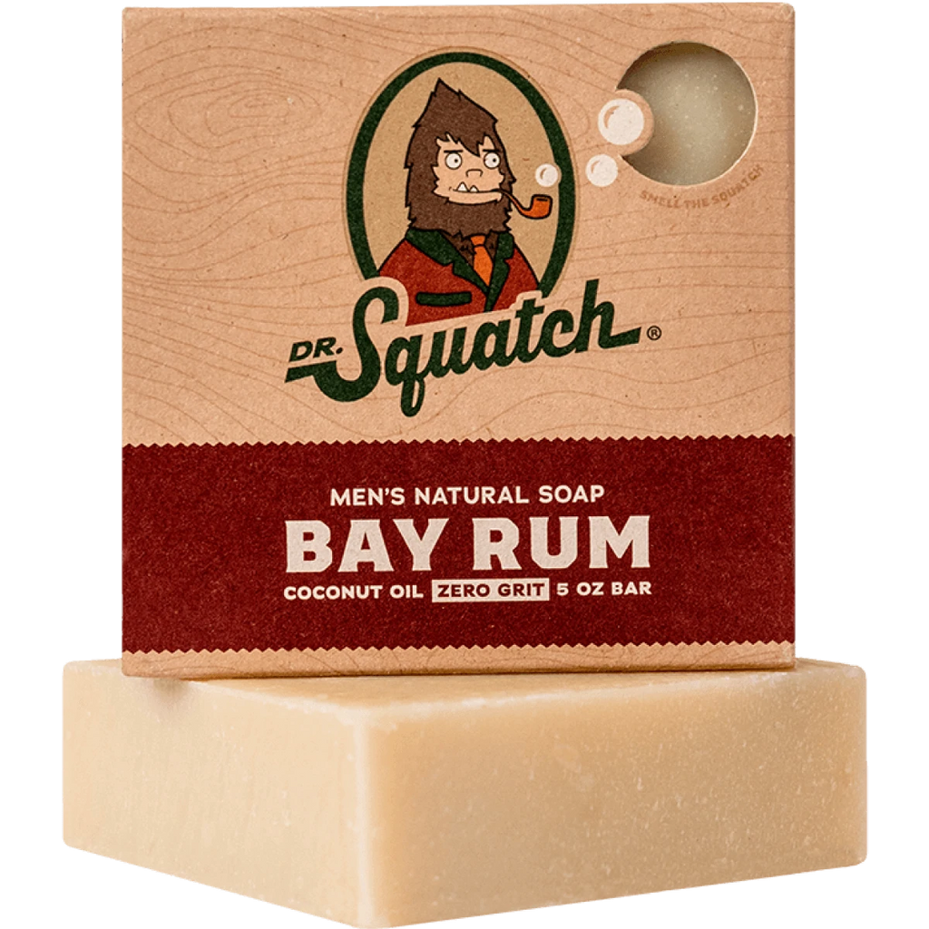 bay rum dr.squatch natural soap