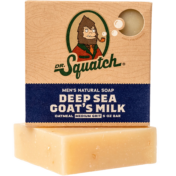 dr squatch deep sea goats milk meduim grit soap